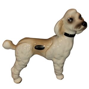 Vintage Coopercraft Ceramic Poodle Dog 1970s,